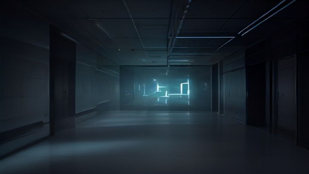 Cinematic photography of a modern digital agency office, abstract glowing taxonomy network nodes, 85mm lens, f/1.8, soft Rembrandt lighting