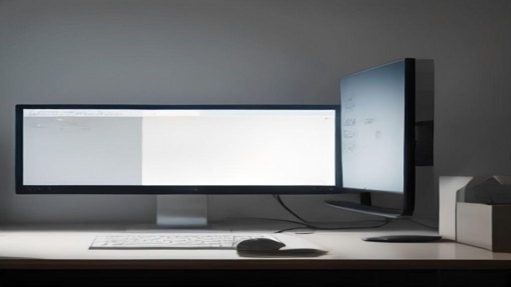 A minimalist, high-end digital marketing office setup with detailed website architecture diagrams on a monitor screen, soft Rembrandt lighting, 85mm lens, f/1.8 cinematic shot