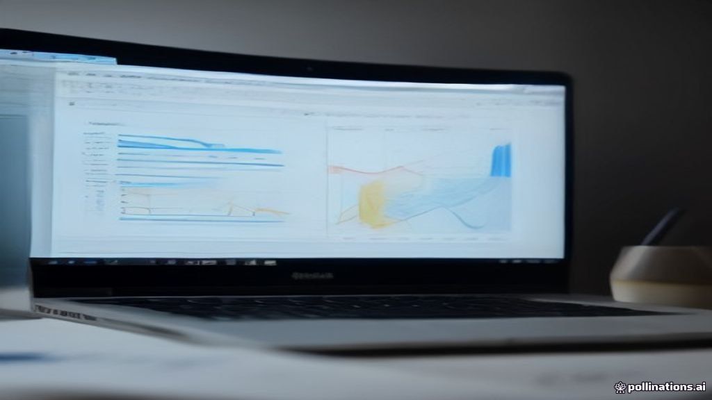 Modern minimalist developer office, glowing laptop showing analytical clean website hierarchy graph, soft Rembrandt lighting, 85mm lens, f/1.8
