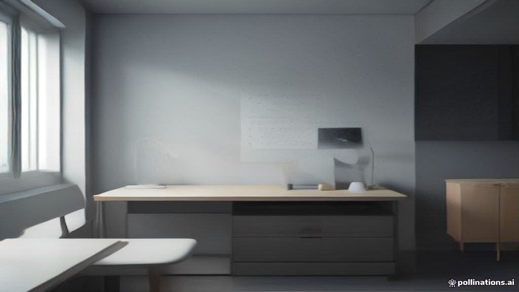 Minimalist modern digital marketing office workspace with glowing analytical charts, soft Rembrandt lighting, shot on 85mm lens f/1.8